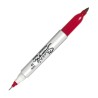 MARCADOR PERMANENTE SHARPIE TWIN 32002 DOBLE PUNTA ROJO