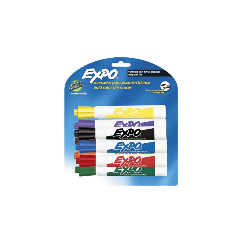 MARCADOR PARA PIZARRON BLANCO EXPO 0084 ESTUCHE CON 8