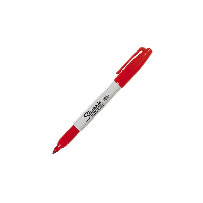 MARCADOR PERMANENTE SHARPIE FINO 30002 ROJO