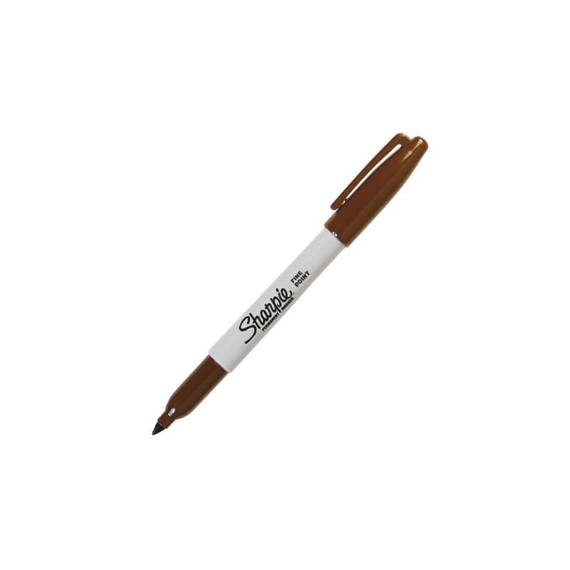 MARCADOR PERMANENTE SHARPIE FINO 68117 CAFÉ