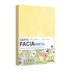 PAPEL BOND COPAMEX FACIA PASTEL CARTA CANARIO PAQUETE CON 100