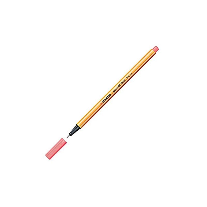 MARCADOR ROTULADOR STABILO POINT 88 88/040 ROJO NEON