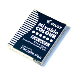 CARTUCHO PARA PARALLEL PEN PILOT COLOR NEGRO PAQUETE CON 6