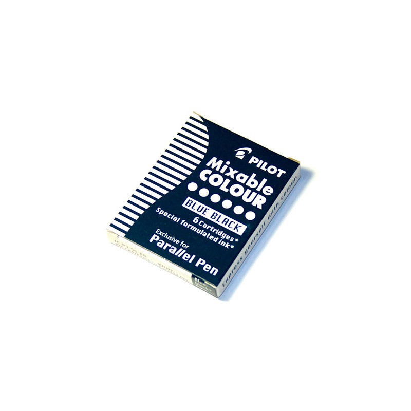 CARTUCHO PARA PARALLEL PEN PILOT COLOR NEGRO PAQUETE CON 6