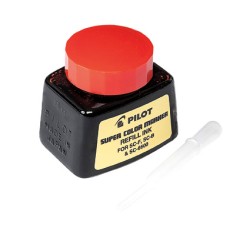 TINTA PARA MARCADOR PERMANENTE PILOT JUMBO 43700 ROJA 30 ML.