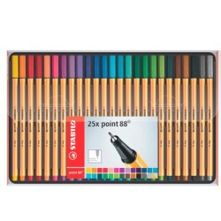 MARCADOR ROTULADOR STABILO POINT 88 8825-1 EST CON 25