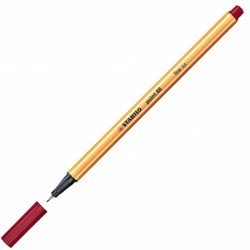 MARCADOR ROTULADOR STABILO POINT 88 88/50 ROJO OBSCURO