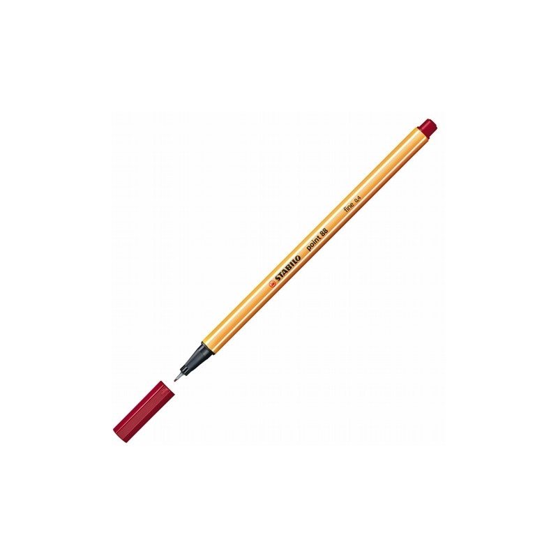 MARCADOR ROTULADOR STABILO POINT 88 88/50 ROJO OBSCURO
