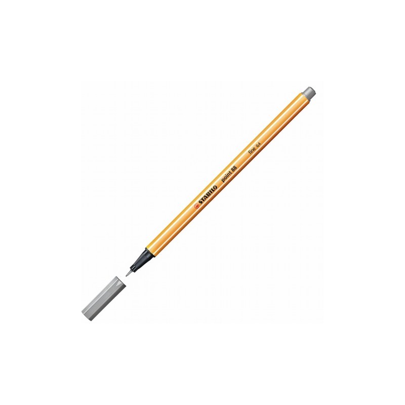 MARCADOR ROTULADOR STABILO POINT 88 88/96 GRIS OBSCURO