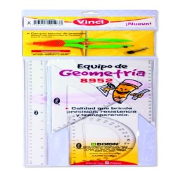 ESTUCHE DE  GEOMETRIA CON COMPAS DE PRECISION VINCI 8049 MEDIANO