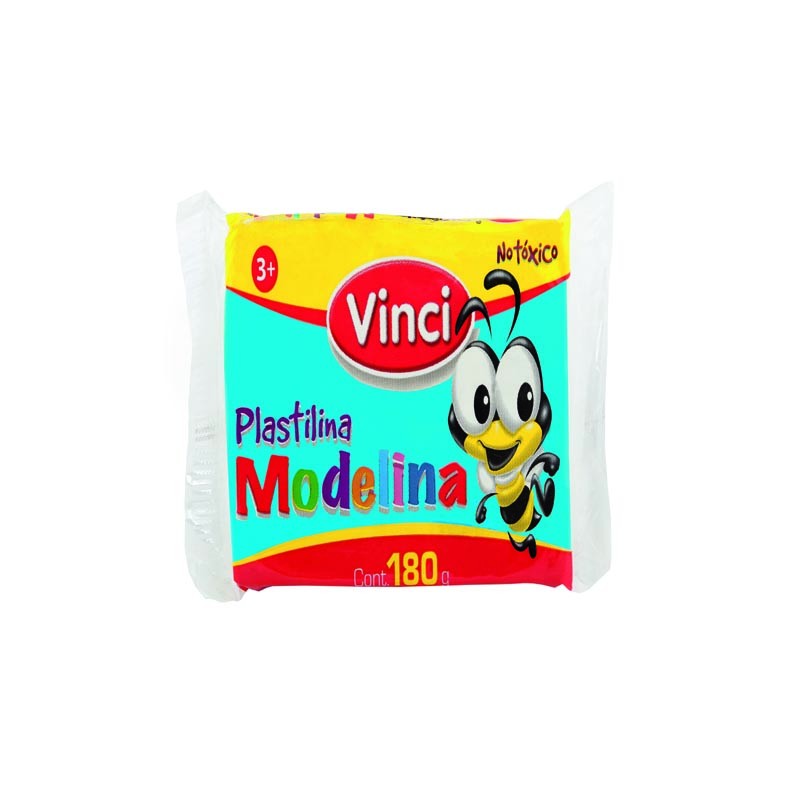 PLASTILINA MODELINA VINCI MARQUETA 180 GRS. #45 AZUL CLARO