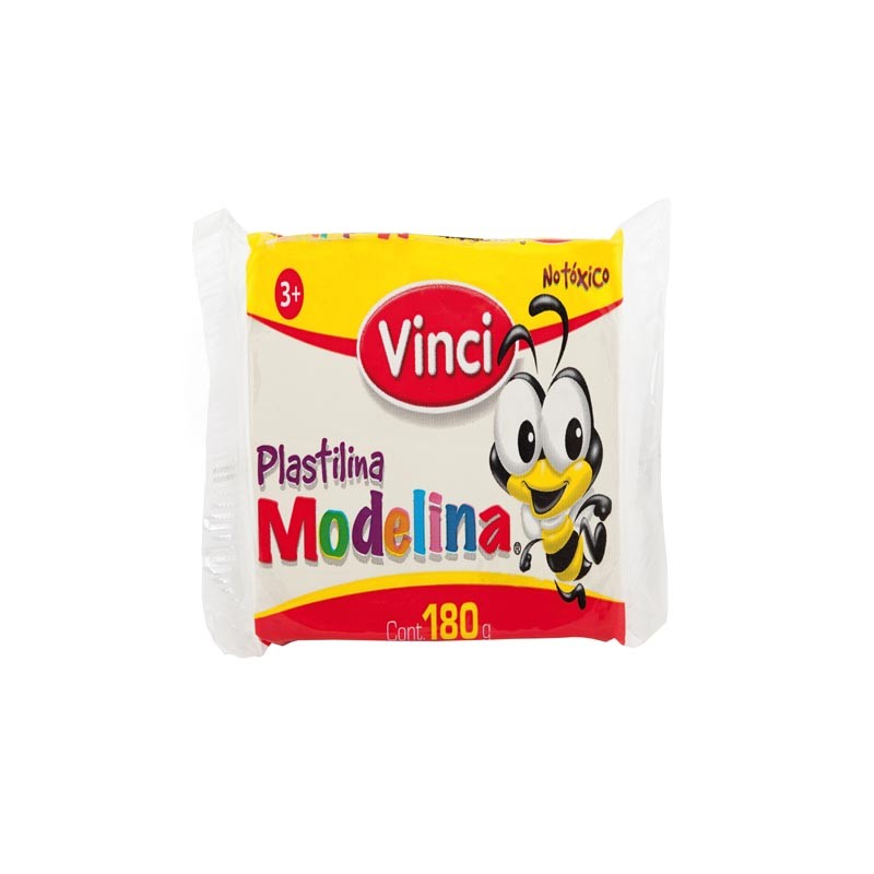 PLASTILINA MODELINA VINCI MARQUETA 180 GRS. #47 BLANCO