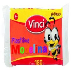 PLASTILINA MODELINA VINCI MARQUETA 180 GRS. #50 NARANJA