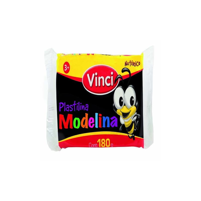 PLASTILINA MODELINA VINCI MARQUETA 180 GRS. #51 NEGRO