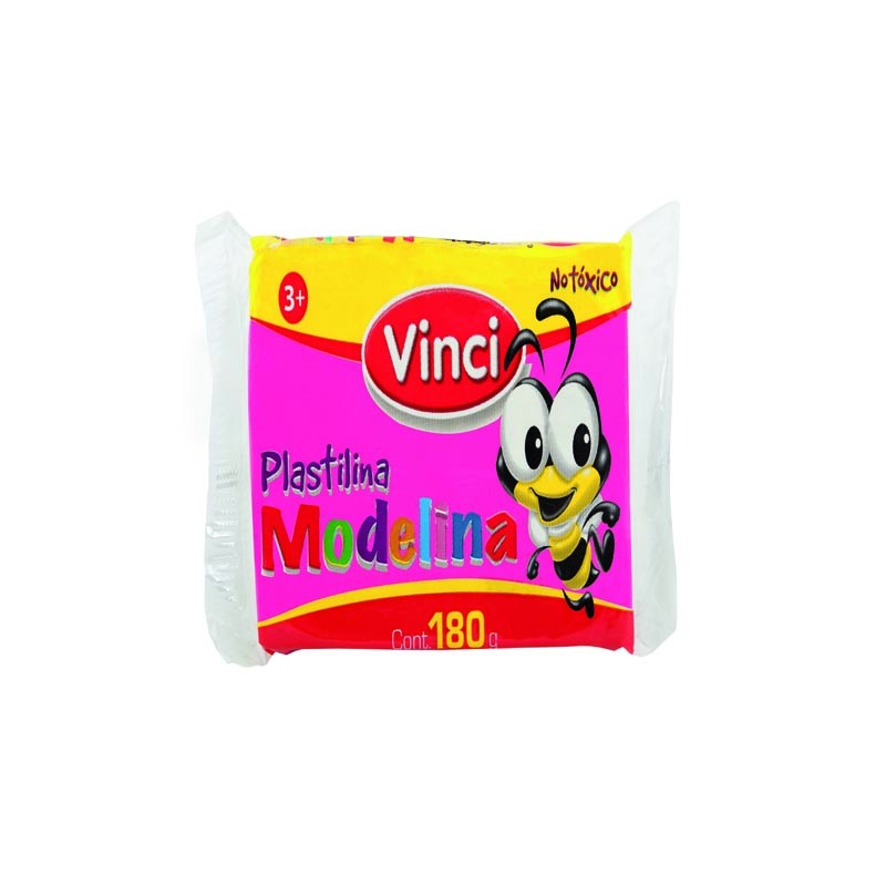 PLASTILINA MODELINA VINCI MARQUETA 180 GRS. #53 ROSA