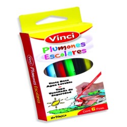 MARCADOR VINCI DELGADO LAVABLE 48356 ESTUCHE CON 6