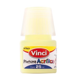 PINTURA ACRILICA VINCI 25ML 012 AMARILLO PASTEL