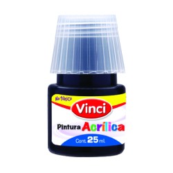 PINTURA ACRILICA VINCI 25ML 080 NEGRO