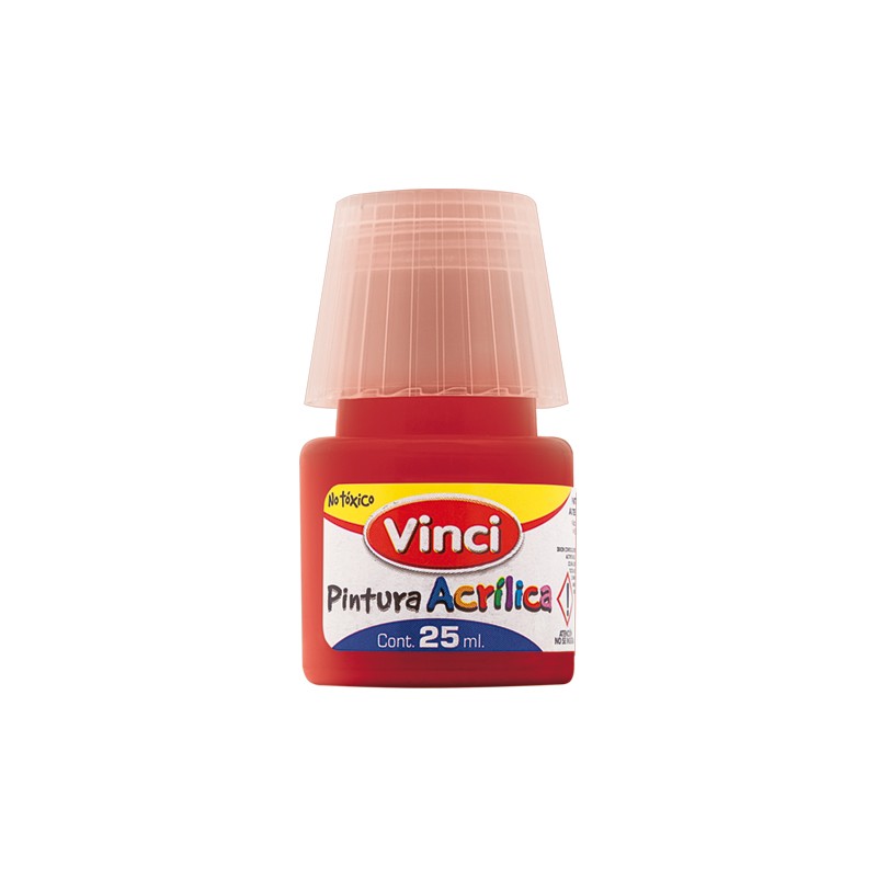 PINTURA ACRILICA VINCI 25ML 093 ROJO TOLUIDINA