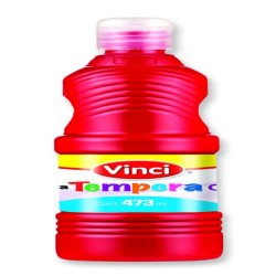 PINTURA TEMPERA VINCI 473 ML. 22639 ROJO