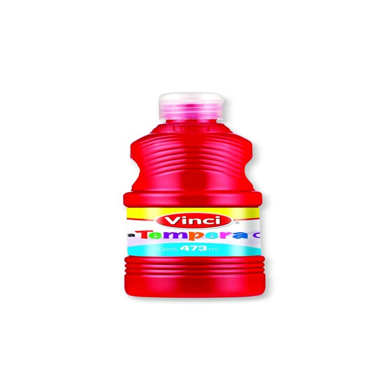 PINTURA TEMPERA VINCI 473 ML. 22639 ROJO
