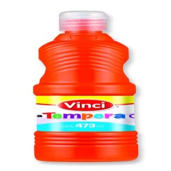 PINTURA TEMPERA VINCI 473 ML. 22640 NARANJA