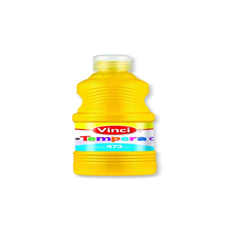 PINTURA TEMPERA VINCI 473 ML. 22641 AMARILLO
