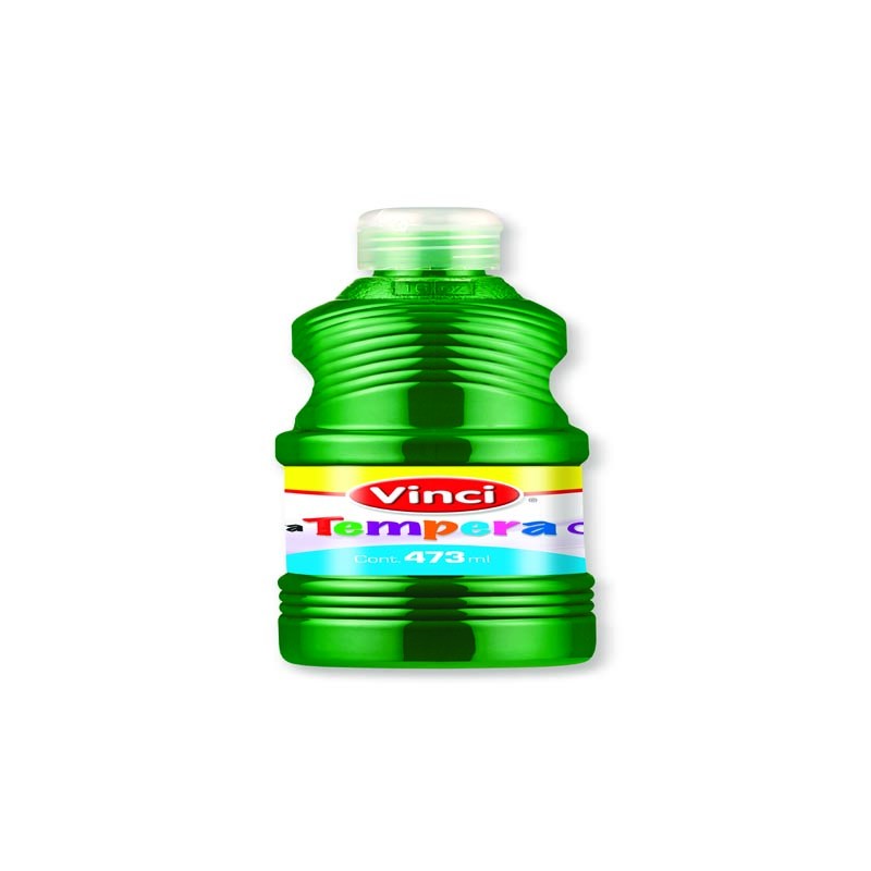 PINTURA TEMPERA VINCI 473 ML. 22642 VERDE