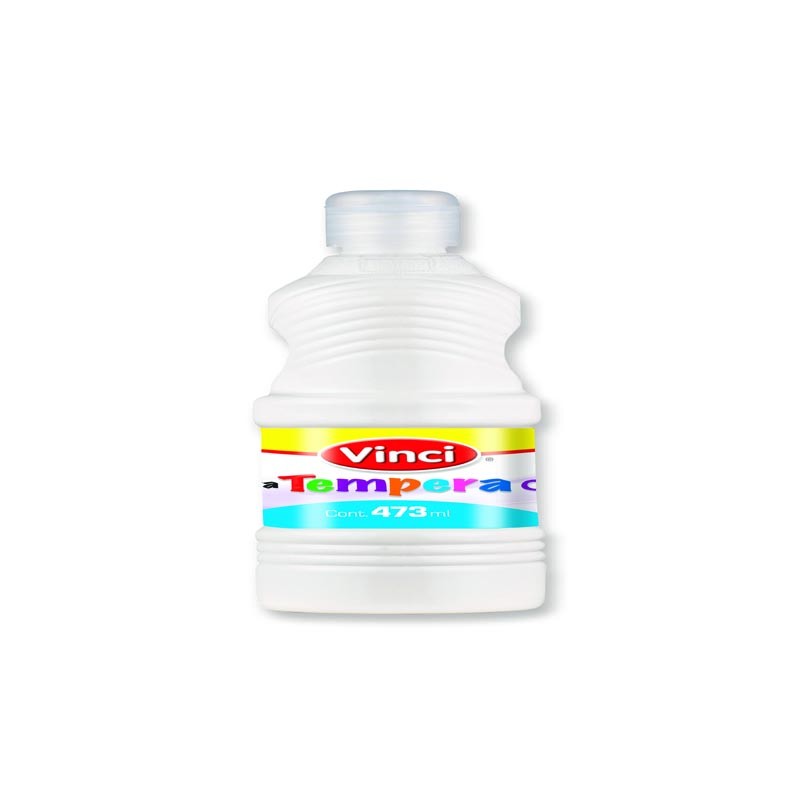 PINTURA TEMPERA VINCI 473 ML. 22647 BLANCO
