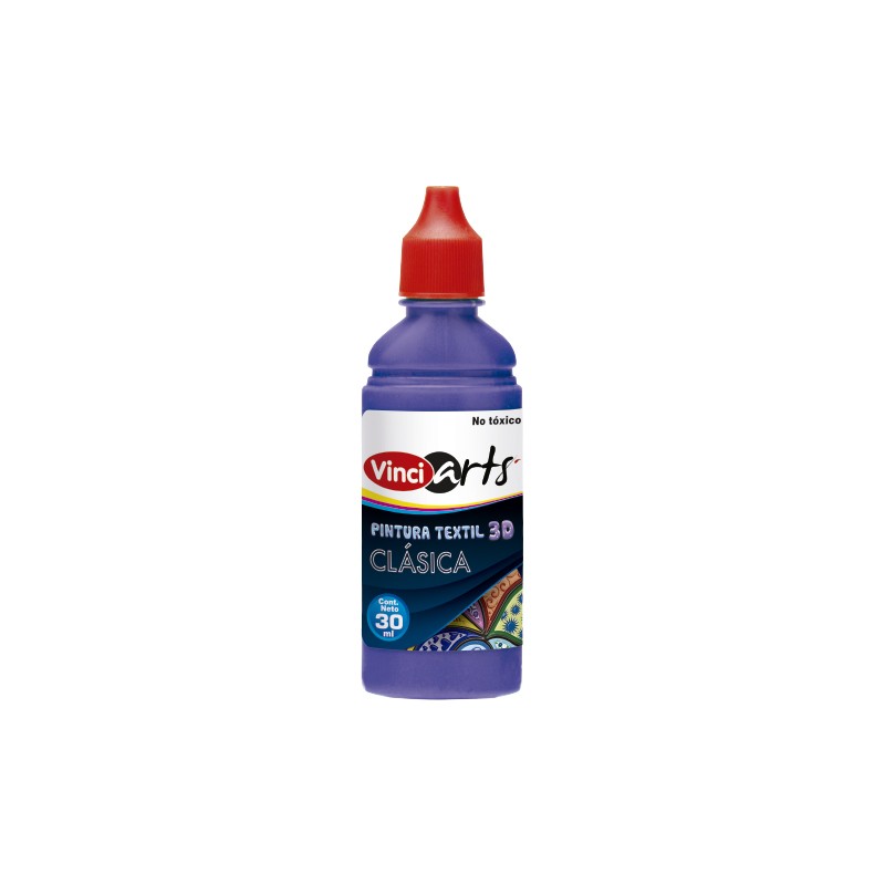 PINTURA TEXTIL VINCI CLASICA 30 ML. 1014 MORADO