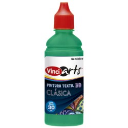 PINTURA TEXTIL VINCI CLASICA 30 ML. 1020 VERDE