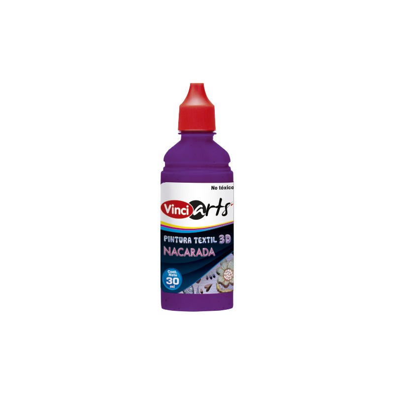 PINTURA TEXTIL VINCI 30 ML. 1033 VIOLETA NACARADO