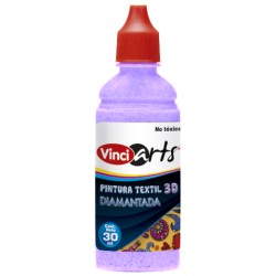 PINTURA TEXTIL VINCI 30 ML. 1042 VIOLETA DIAMANTADO