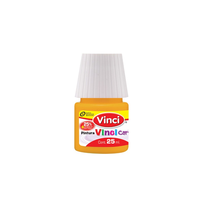 PINTURA PARA CARTEL VINCI 25 ML. 52 AMARILLO OBSCURO