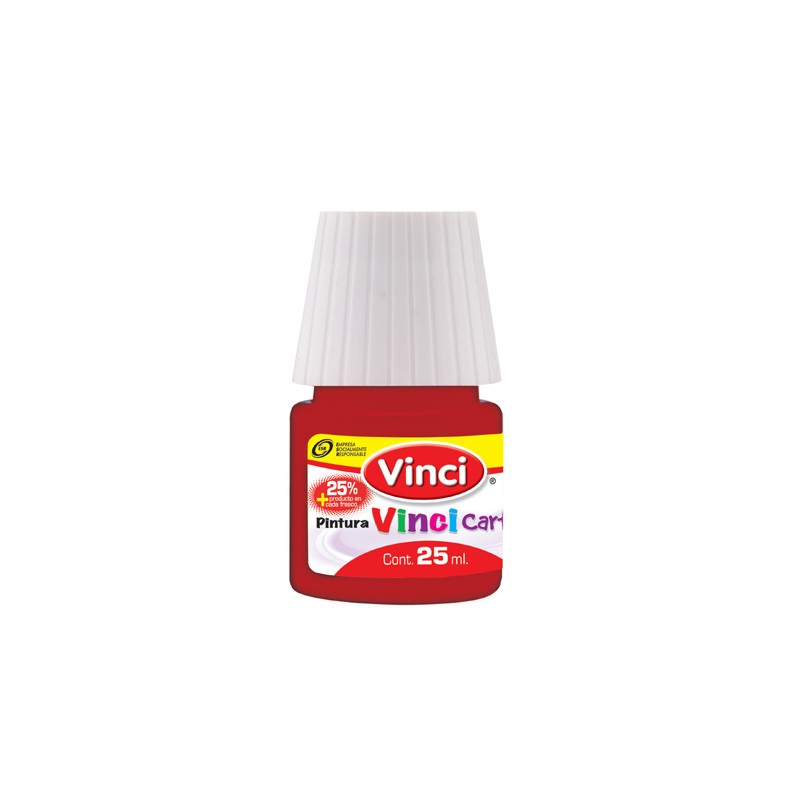 PINTURA PARA CARTEL VINCI 25 ML. 55 CARMIN