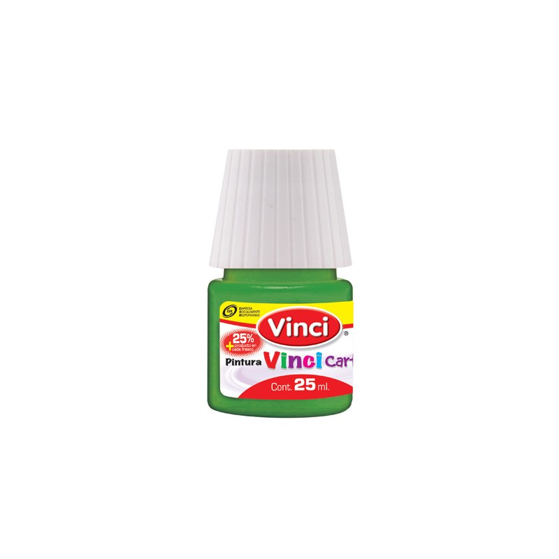 PINTURA PARA CARTEL VINCI 25 ML. 62 VDE AMARILLENTO
