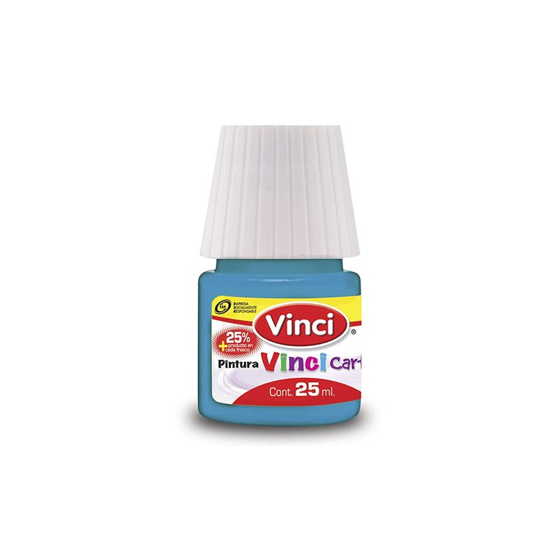 PINTURA PARA CARTEL VINCI 25 ML. 65 AZUL TURQUESA