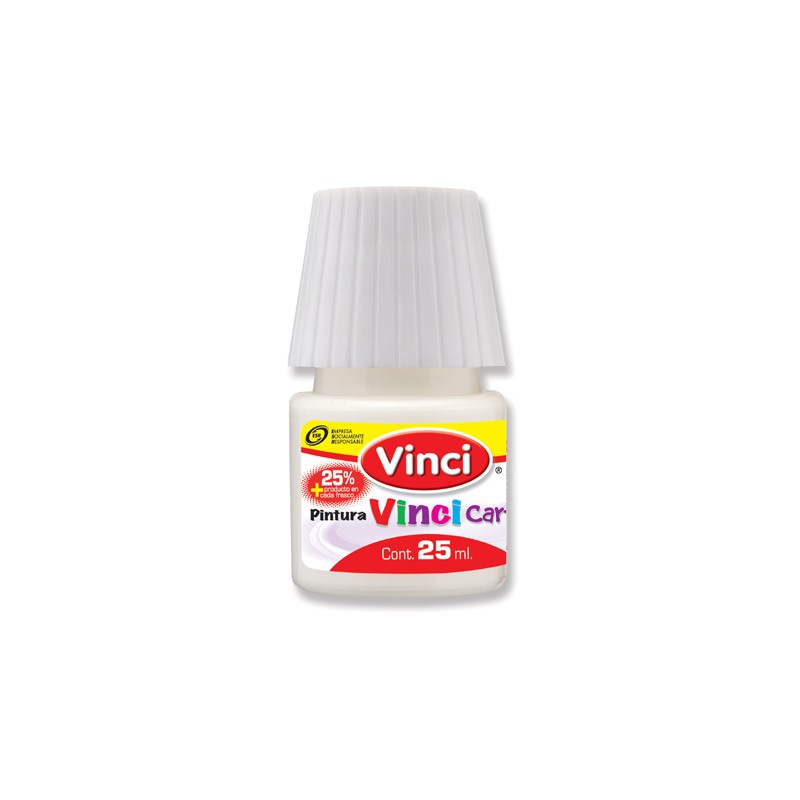 PINTURA PARA CARTEL VINCI 25 ML. 72 BLANCO PARA LETRERO