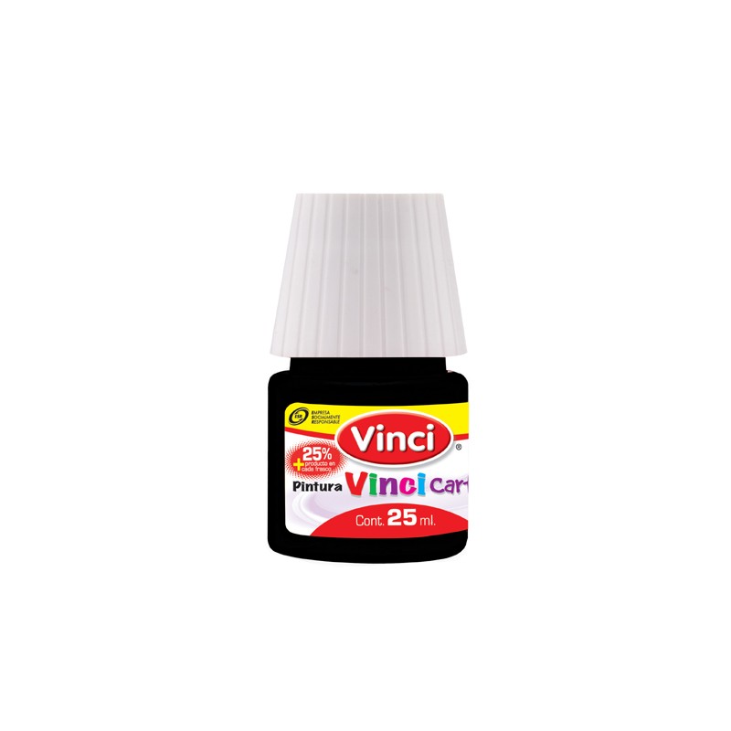 PINTURA PARA CARTEL VINCI 25 ML. 73 NEGRO BUJIA