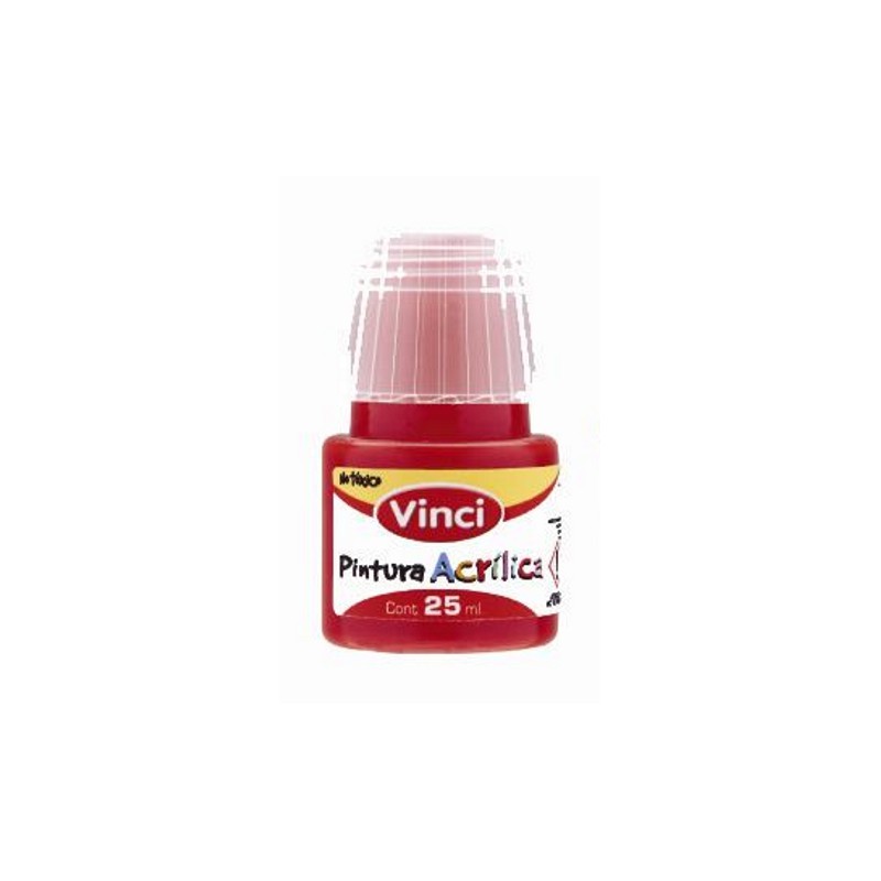 PINTURA ACRILICA VINCI 25ML 091 CARMIN CLARO