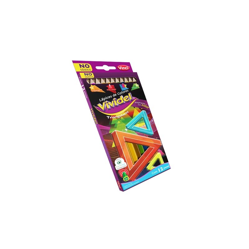 COLORES VIVIDEL TRIANGULARES 48411 LARGOS CON 12