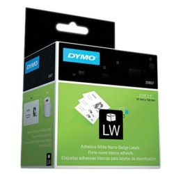 ETIQUETA DYMO PARA NOMBRES EN GAFETTES 30857 PARA ROTULADOR LABEL MANAGER 450 TURBO