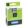 CINTA PARA ROTULADOR ELECTRONICO DYMO LABEL MANAGER D1 45803 3/4"" NEGRO/BLANCO