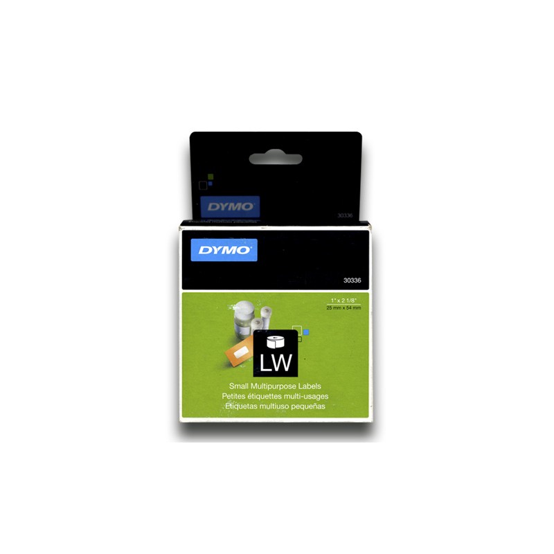 ETIQUETA DYMO USO GENERAL MODELO 30336 1X2 1/8 PULGADAS PARA ROTULADOR LABEL MANAGER 450 TURBO