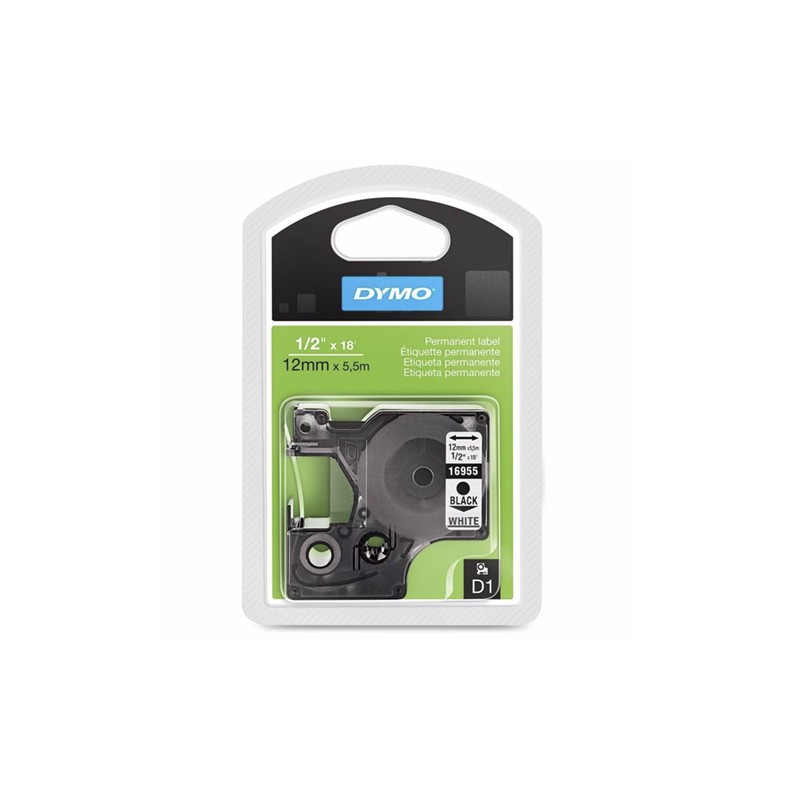 CINTA PARA ROTULADOR ELECTRONICO DYMO LABEL MANAGER M16955 BLANCO