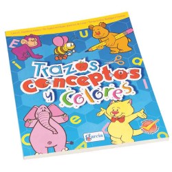 LIBRO DE  TRAZOS, CONCEPTOS Y COLORES EDITORIAL GARCIA 1303 CON 112 PAGINAS