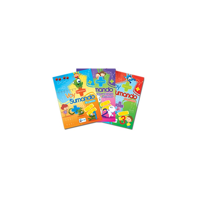 LIBRO DE ACTIVIDADES VOY SUMANDO 1403 PAQUETE CON 3