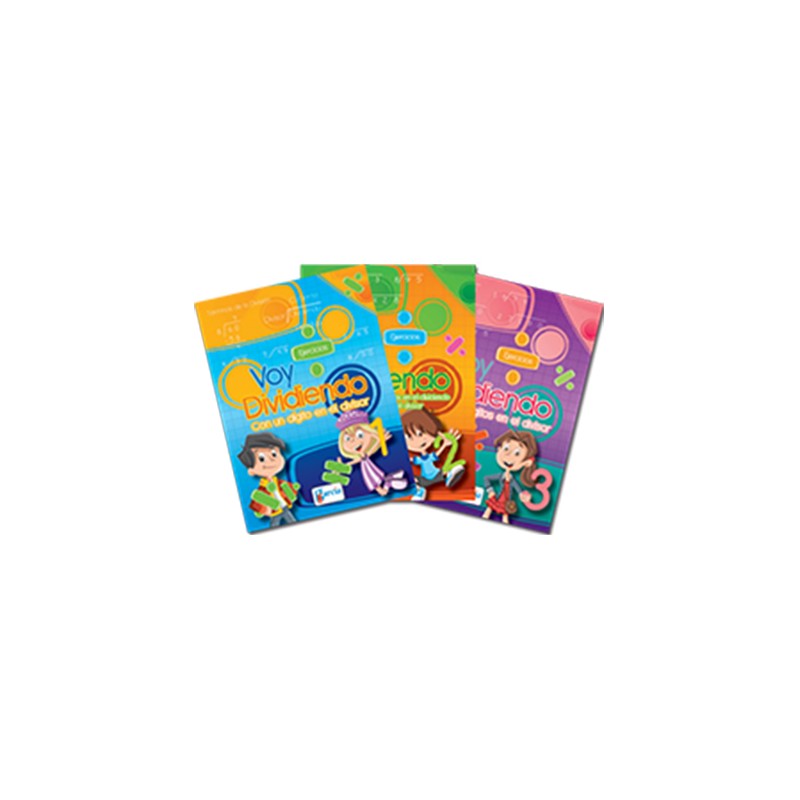 LIBRO DE ACTIVIDADES VOY DIVIDIENDO 1406 PAQUETE CON 3
