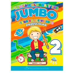 LIBRO DE ACTIVIDADES TRAZO COLOREA Y LEE 2 CON 192 PAGINAS