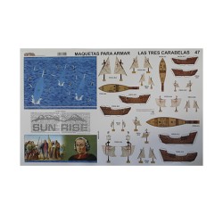 MAQUETA PARA ARMAR SUN RISE LAS CARABELAS
